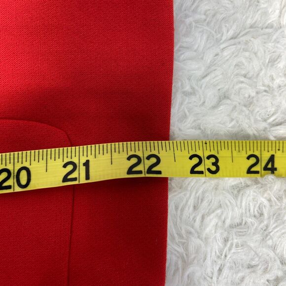 Talbots Petite Red Button Blazer Coat Jacket Women's Sz 4p - Picture 6 of 6